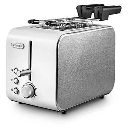 DeLonghi Toastnik De&amp;#039;Longhi CTX 2203.W srebrno/bel 550W, (5000524823) Slike