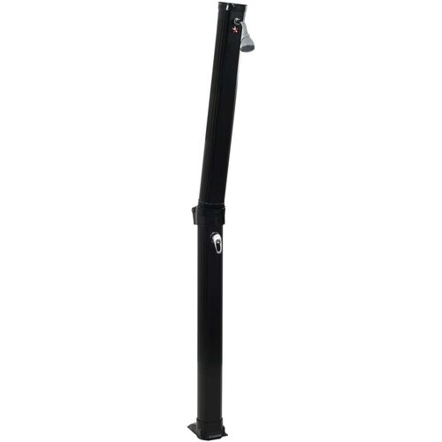 vidaXL Zložljiv solarni tuš 214 cm 23 L črn Cene