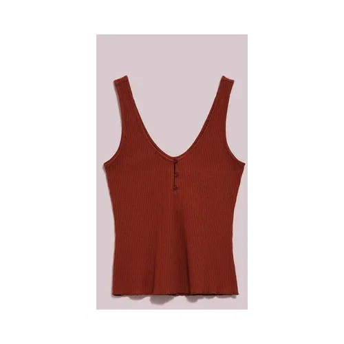 Moodo WOMEN'S TOP L-TS-4065 BROWN Moodo WOMEN'S TOP L-TS-4065 BROWN