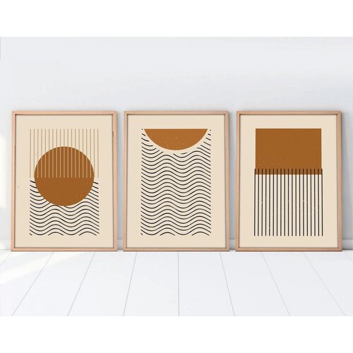 Wallity dekorativna slika Huhu100, 35x50cm, 3 dela Slike