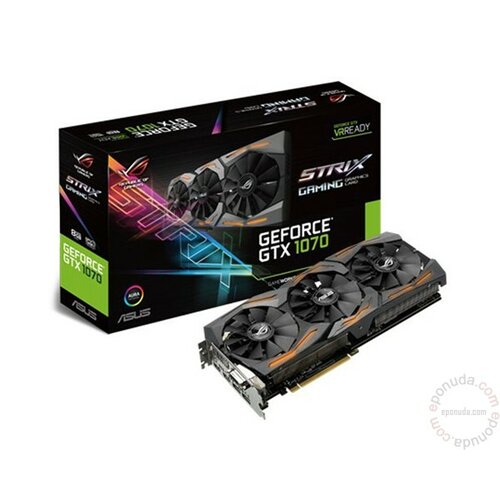 Asus GeForce GTX 1070 STRIX-GTX1070-8G-GAMING grafička kartica Slike