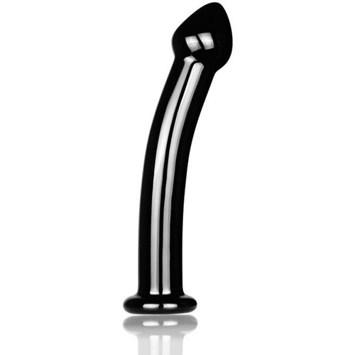 Lovetoy 2019 Stekleni Dildo Glass Romance Black (gs03bk) Cene