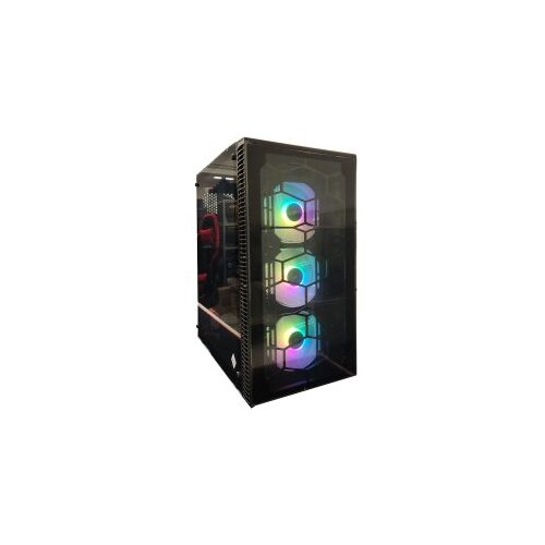  Kuci&scaron;te IG-MAX X3805-A06 GIANT GLASS, E-ATX, ventilator RGB 3x 120mm, 3xUSB, audio panel Cijene