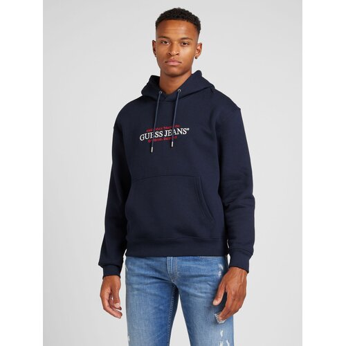 Guess Jeans Sweater majica morsko plava / crvena / bijela Slike