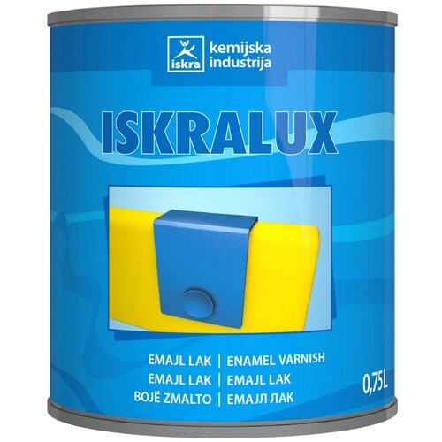 Iskra sintetski lak lux bijeli ral 9003 0,75 l Cene