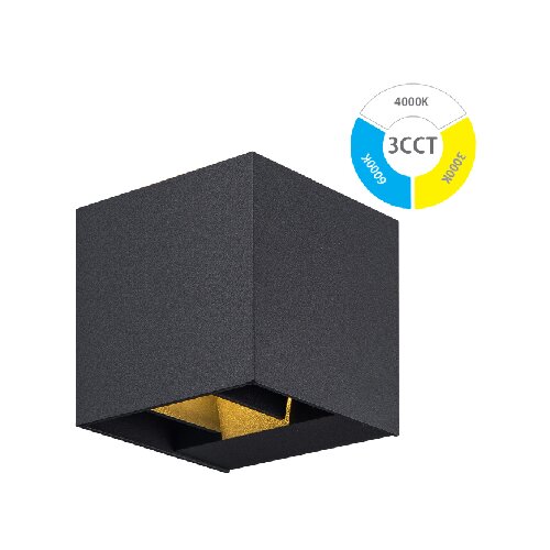  SVJETILJKA ZIDNA LED LED90002D 3CCT ANTRACIT SIVA TESLIGHT Cijene