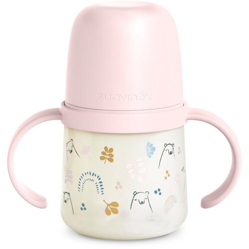 Suavinex Bear steklenička za otroke z ročaji Pink 150 ml Cene