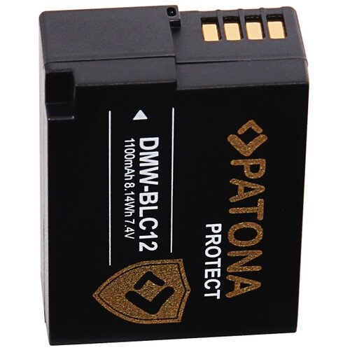 Patona Akumulatorska baterija Panasonic DMW-BLC12 E 1100mAh Li-Ion Protect Slike