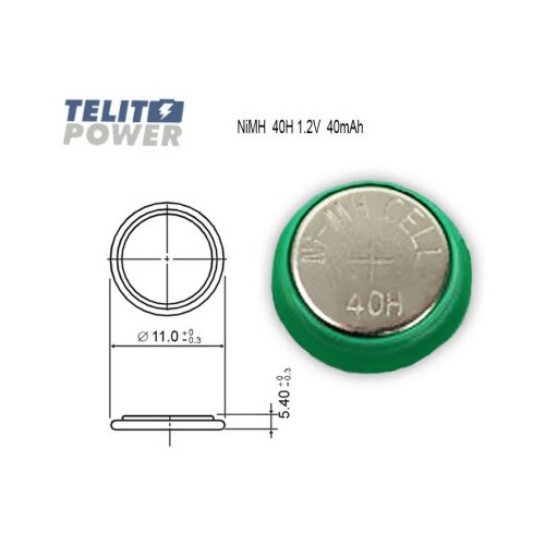 Ansmann dugmetna baterija NiMH 40H 1.2V 40mAh ( 1364 ) Slike