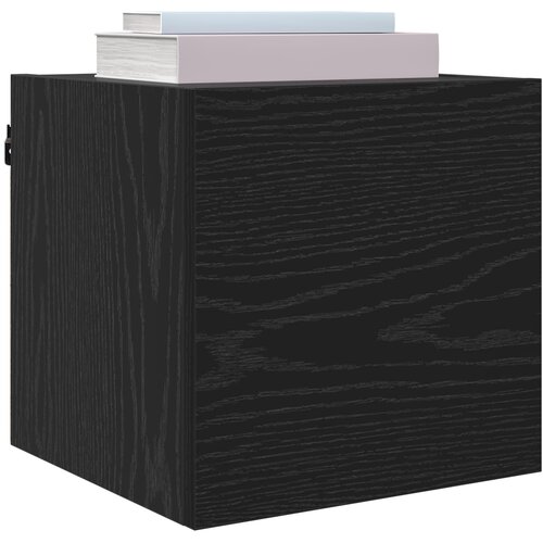  Ormar za TV montiran na zid 4 pcs Crni hrast 30,5 x 30 x 30 cm Slike
