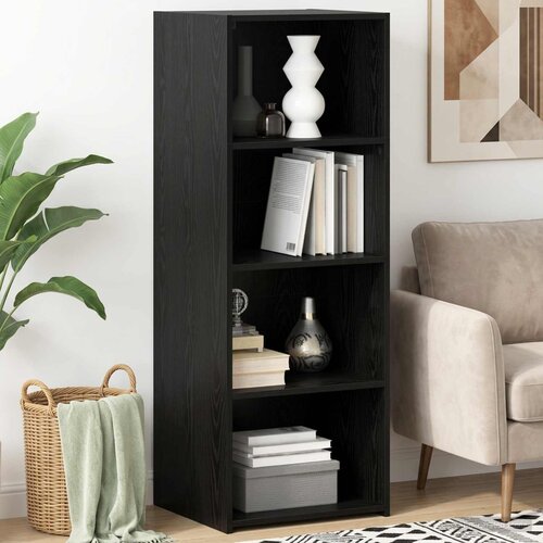  Highboard Crni hrast 45 x 41 x 124 cm Konstruirano drvo Cijene