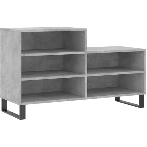  za cipele boja betona 102x36x60 cm konstruirano drvo Slike