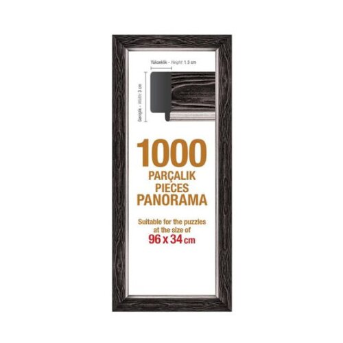  Ram za puzzle 1000 4370 panorama crni ( 49655 ) Slike