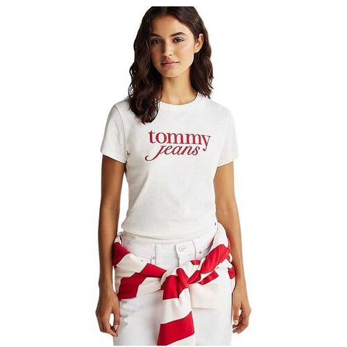 Tommy Hilfiger slim fit ženska majica THDW0DW19447-YBL Cene