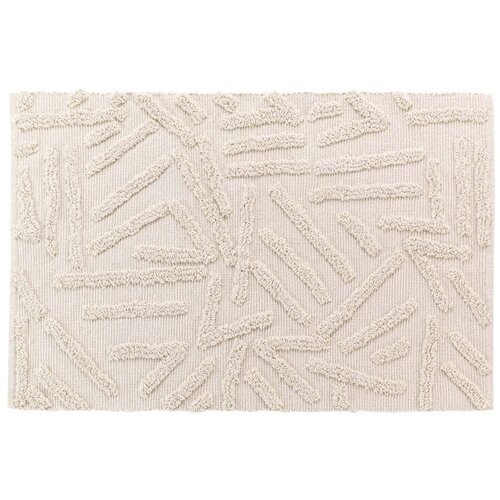 Douceur d int&amp;eacute;rieur Kremno bela pralna preproga 60x90 cm Athena &amp;ndash; Slike