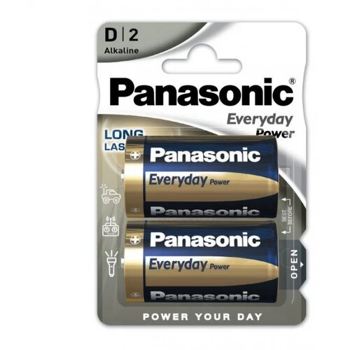 Panasonic baterije LR20EPS/2BP-2xD Alkalne Everyday 2 komada Cene