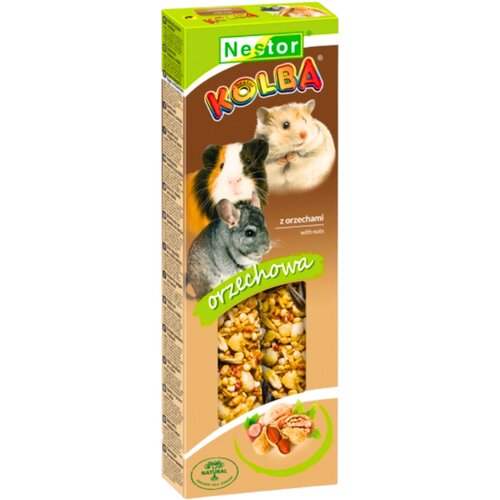 Nestor Poslastica za glodare Kolba Gor 004, Ora&amp;scaron;asti plodovi, 10 komada, 115g Slike