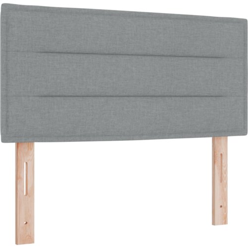 VidaXL led uzglavlje linije dizajn svjetlosivo 90 cm tkanina Slike