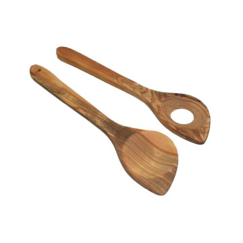 Wood Holz kašika - varjača sa rupom ili puna dužine 30 cm ( A 33 ) maslina Slike