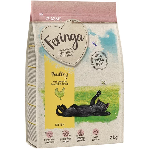 Feringa Kitten Classic perutnina - Varčno pakiranje 10 kg (5 x 2 kg)