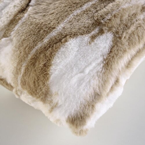 Douceur d int&amp;eacute;rieur Okrasna blazina iz umetnega krzna 45x45 cm Cheyenne &amp;ndash; Slike