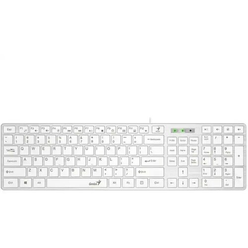 Genius Tastatura SlimStar 126 USB YU Bela Cene