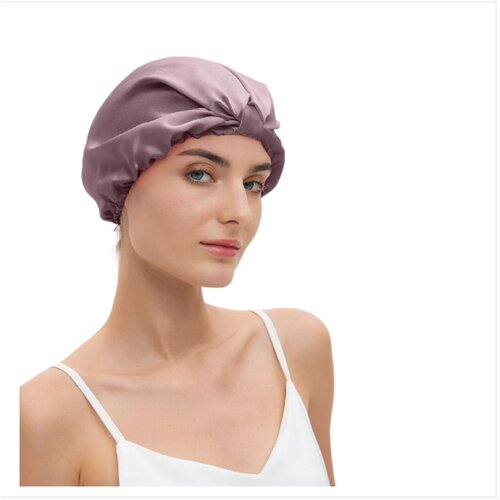 INF Nastavljiva spalna kapa iz svilastega materiala z vozlom in elastičnim trakom Pink, (5000244101) Slike