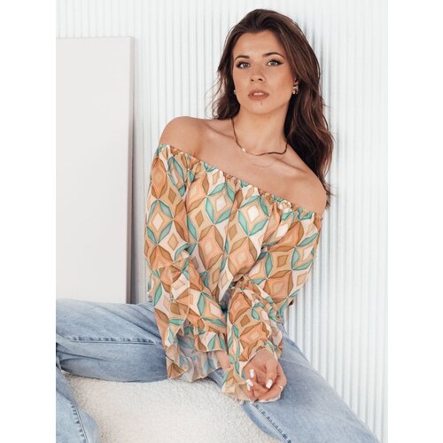 DStreet Women's blouse for Spanish flu SPRIAN brown Cene