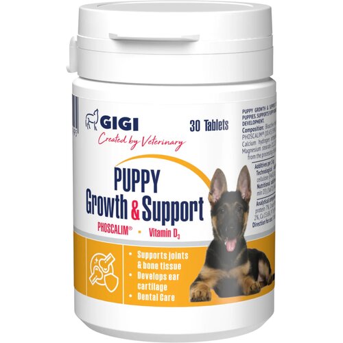 GIGI Suplement za &amp;scaron;tence za rast i razvoj kostiju, 1600 mg, 30 tableta Slike