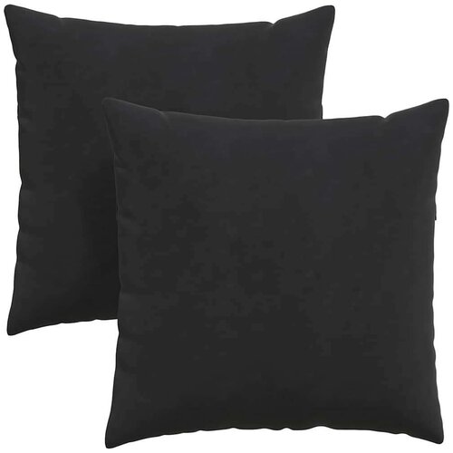 VidaXL jastučići za sofu 2 pcs crna 60 x 60 cm kordura tekstil Slike