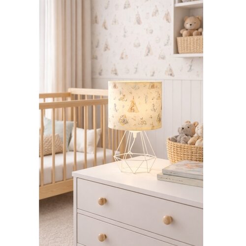  Dečija stona lampa KIDS ROOM 1xE27/60W/230V prečnik 18 cm sa životinjicama Slike