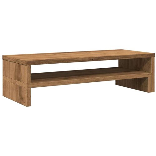 VidaXL Stalak za monitor boja hrasta 54x22x15 cm konstruirano drvo Slike