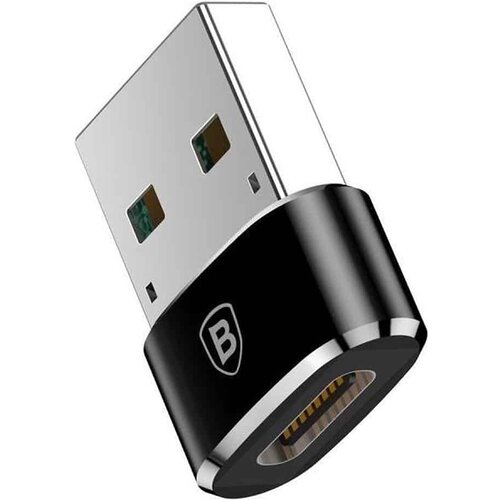 Baseus OTG adapter (CAAOTG-A01) - Type-C ženski na USB mo&scaron;ki - Plug & Play - 3A - črn Cene