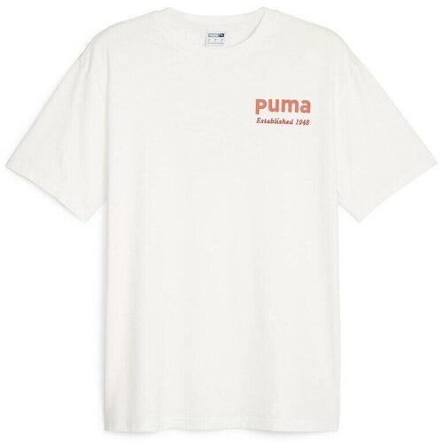Puma Majice s kratkimi rokavi Team Graphic Tee Bela Slike