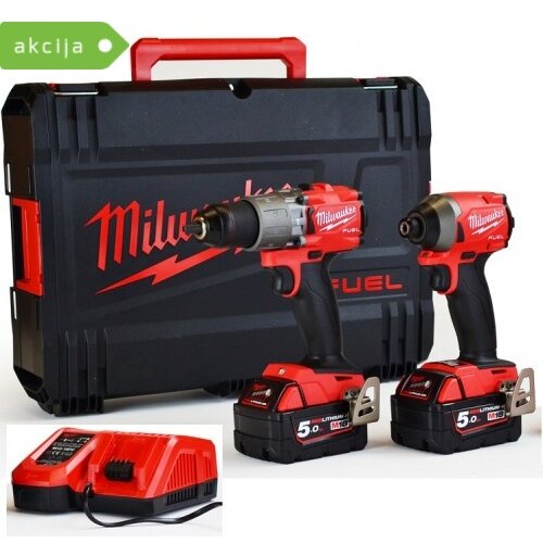 Milwaukee 2-delni set orodja M18 FPP2A3-502X Cene