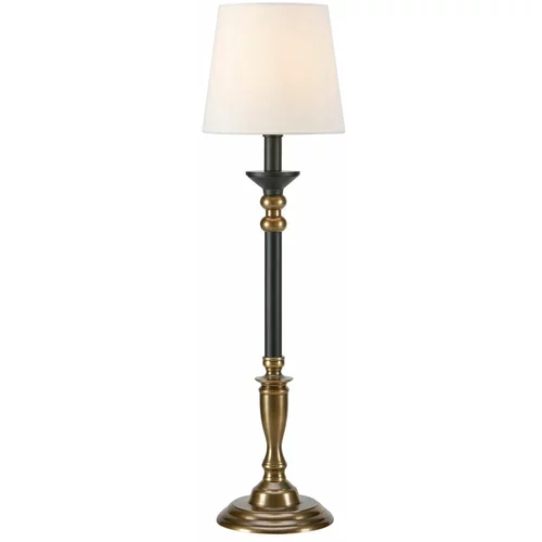 Markslöjd Crna/u brončanoj boji stolna lampa s tekstilnim sjenilom (visina 73 cm) Gent –