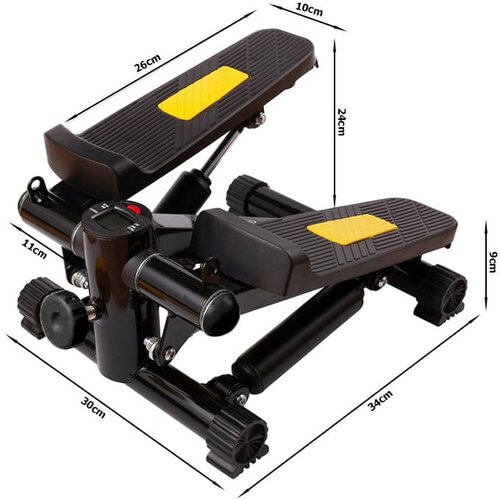  Nastavljiv LCD okretni steper z raztegljivimi vrvmi do 100kg Slike