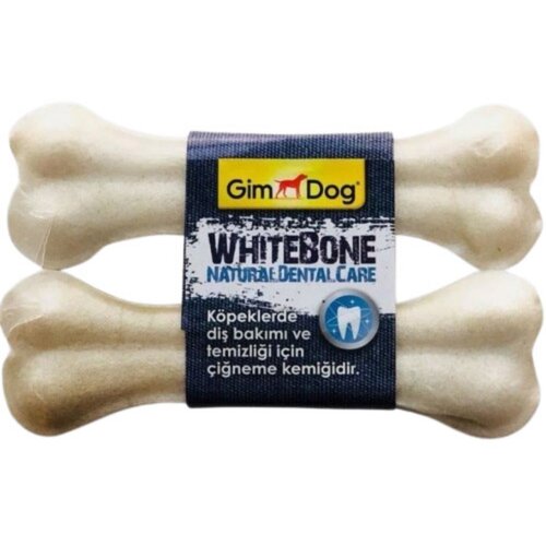 Gim Dog whitebone osso - prirodna dentalna poslastica za pse 120 g Cene