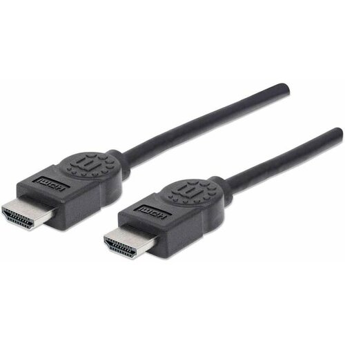 Manhattan HDMI priključni kabel HDMI A utikač, HDMI A utikač 1.80 m crna 306119-CG HDMI kabel Cene