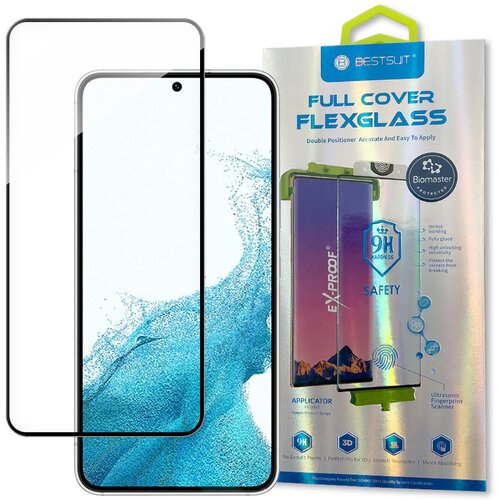 BESTSUIT Steklena folija, kaljeno steklo za celoten ekran z okvirjem za Samsung Galaxy S22, prozorno, (21534019) Cene