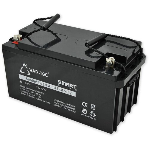 VAR-TEC BATERIJA SMART 12V / 65Ah - veličina: Dx&amp;Scaron;xV = 350x167x175 mm Slike