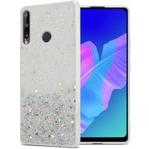 Cadorabo Ohi&scaron;je, združljivo z Huawei P40 LITE E in prozorna z ble&scaron;čicami - Za&scaron;čitni ovitek iz prožnega silikona TPU s svetlečimi ble&scaron;čicami, (20860130) Cene