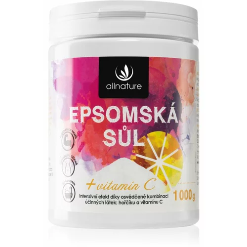 Allnature Epsom salt Vitamin C sol za kupku 1000 g