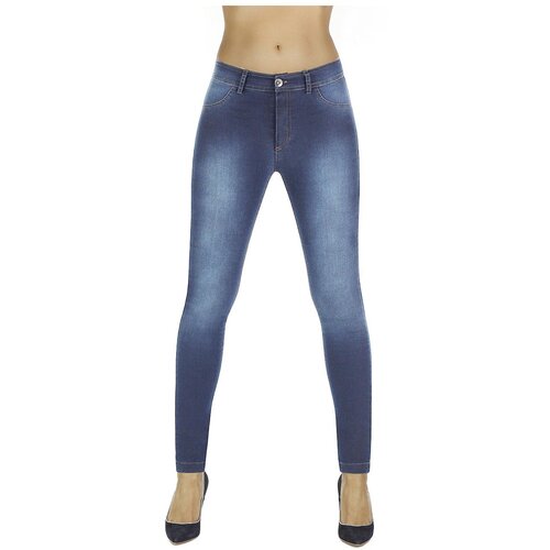 Bas Bleu Women&amp;#039;s TIMEA denim trousers shaping the buttocks shaded Slike