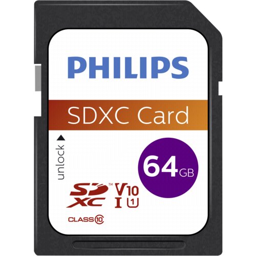 Philips SDXC Card 64GB Class 10 UHS-I U1 - memorijska kartica Cijene