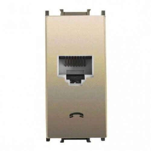 Panasonic 1M PTT CAT3e zlatna telefonska priključnica WVTT1402-4DR EU2 Thea Modular Cene