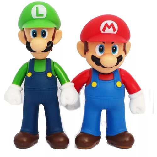 Prestige Figures Super Mario Action Figures - Mario and Luigi Cene