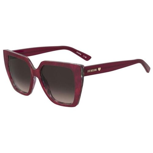 Love Moschino MOL088/S 8CQ/HA ONE SIZE (55) Rdeča/Rjava Cene