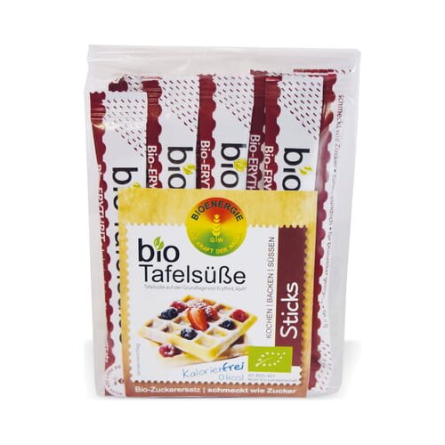 Bioenergie Namizno sladilo - eritirit kristallin STICKS bio - 20 vrečk, vsaka 4 g Slike