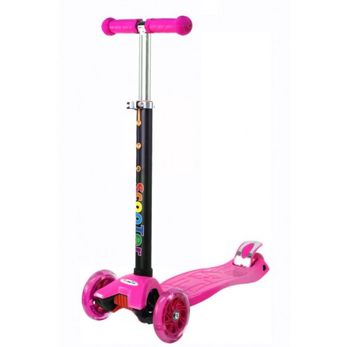 Thema Sport Trotinet QUATRO za decu sa svetlećim točkovima - Pink ( TS-208 ) Slike